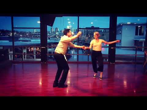 lindy hop demo at Swing It Seattle