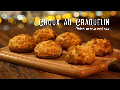 Cách Làm Bánh Su Kem Mai Rùa |Choux au Craquelin l Yummy Recipes