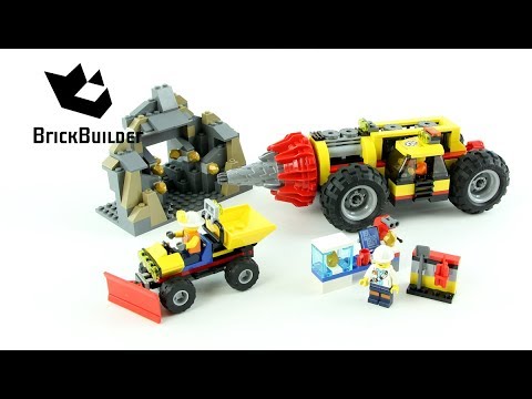 Vidéo LEGO City 60186 : La foreuse du minerai