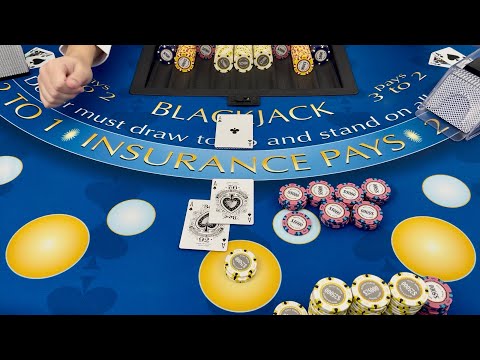 MASSIVE $1,575,000 BLACKJACK WIN WITH 30:1 PERFECT PAIRS & SPLITTING ACES FOR HUGE BET WINS!