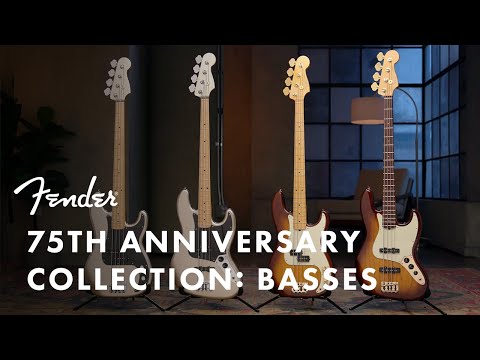 Fender 75th Anniversary Commemorative Jazz Bass w/Rosewood Fingerboard - 2-Color Bourbon Burst image 8