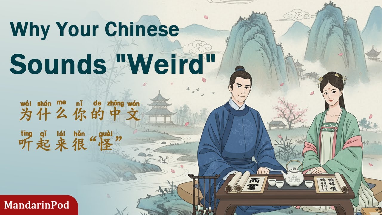 Thumbnail for Why Your Chinese Sounds "Weird" (It's Probably Your Tones!)|Learn Chinese