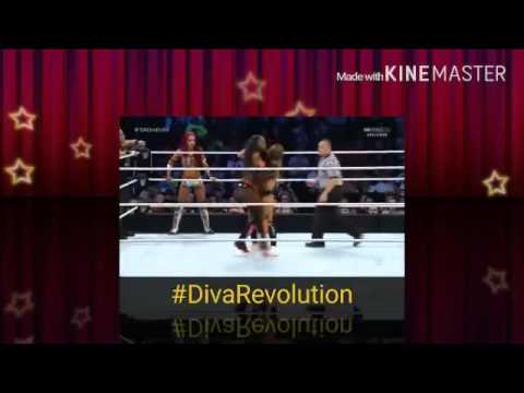 WWE Smackdown 2015.10.01 Team Bella vs Team BAD