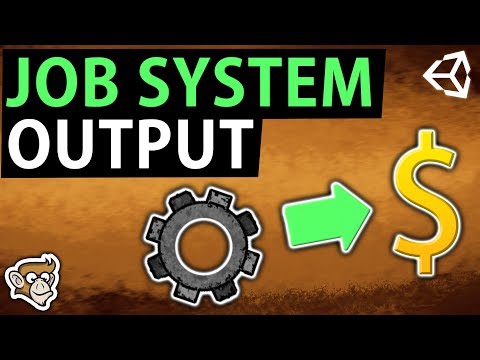 How to get Output from the Unity Job System