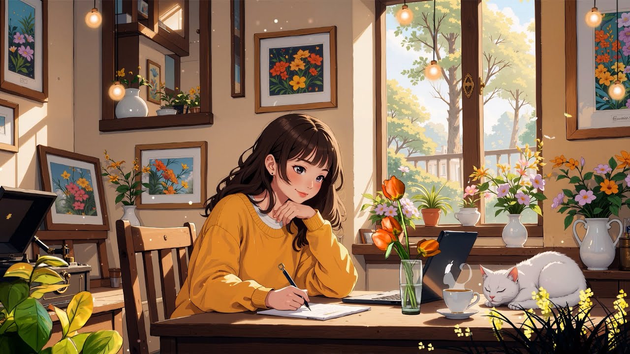 Positive Mood 📚 Chill lo-fi hip hop beats 🍀 Background Study Music for Deep Concentration / Work