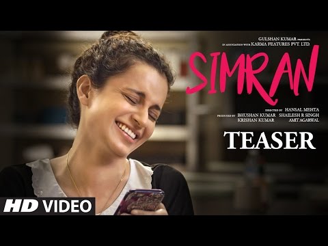 Official Movie Teaser - Simran | Kangana Ranaut |  Hansal Mehta | T-Series