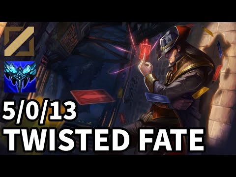 Twisted Fate Mid vs Irelia - Ranked Master - Patch KR 12.16