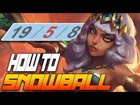 How to HARD SNOWBALL as QIYANA JUNGLE- HOW TO DOMINATE EP. 64