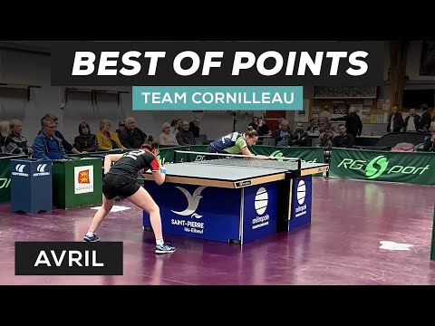 Best of Points Team Cornilleau - Avril 2023