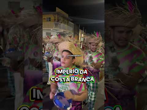 ESCOLA DE SAMBA IMPÉRIO DA COSTA BRANCA NA AVENIDA DO CARNAVAL DE AREIA BRANCA