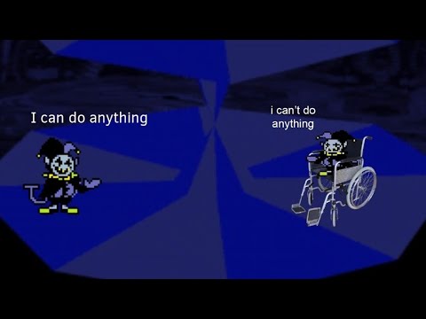 jevil with lyrics, but he can't not do anything