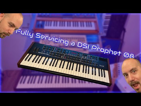 Fully Servicing a DSI Prophet 08 Synthesizer