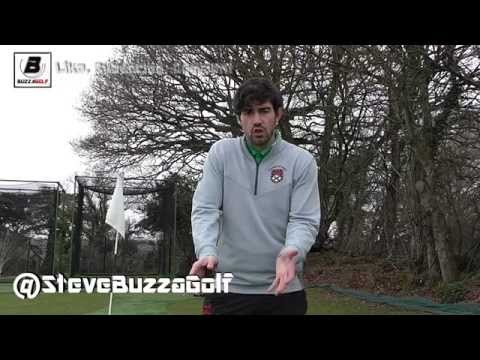 Part of a video titled Putting on Temp greens - YouTube