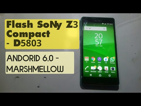 Tutorial Flash Sony Xperia Z3 Compact D8503 Android Marshmellow 6.0