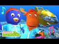 Pablo Tyrone Travel In Their Submarine Sing Into The Deep The Backyardigans