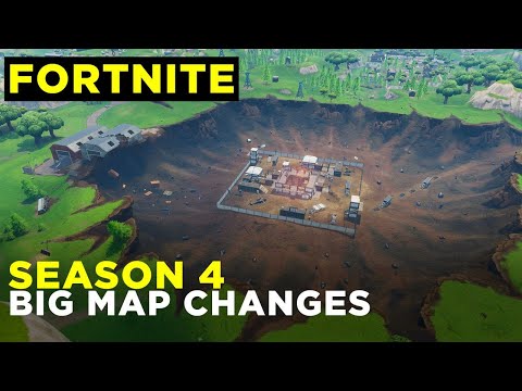 Fortnite Season 4: BIG MAP CHANGES