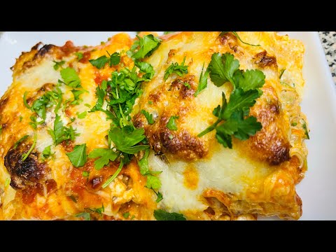 Amazing Cajun seafood lasagna rolls