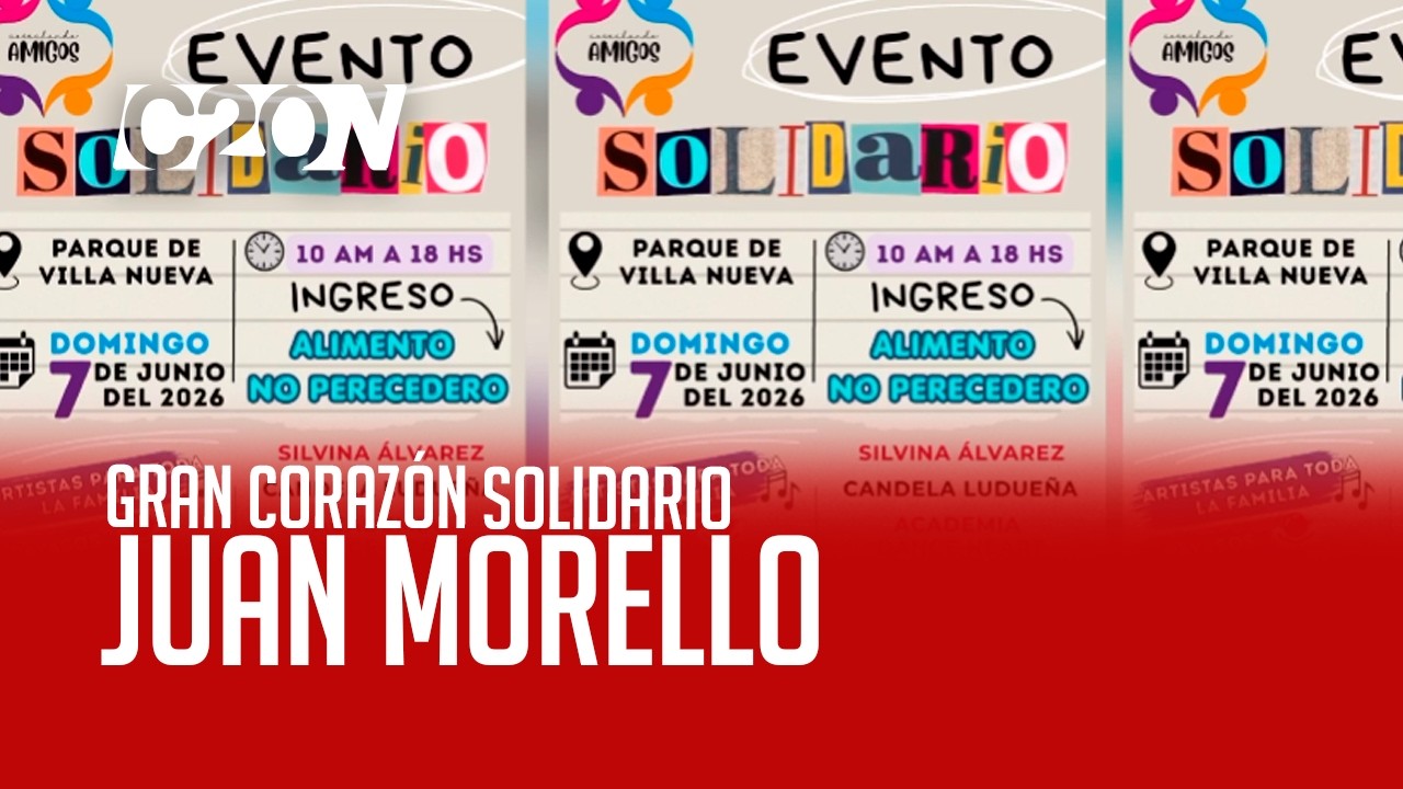 C20 Noticias | Gran corazón solidario - Juan Morello