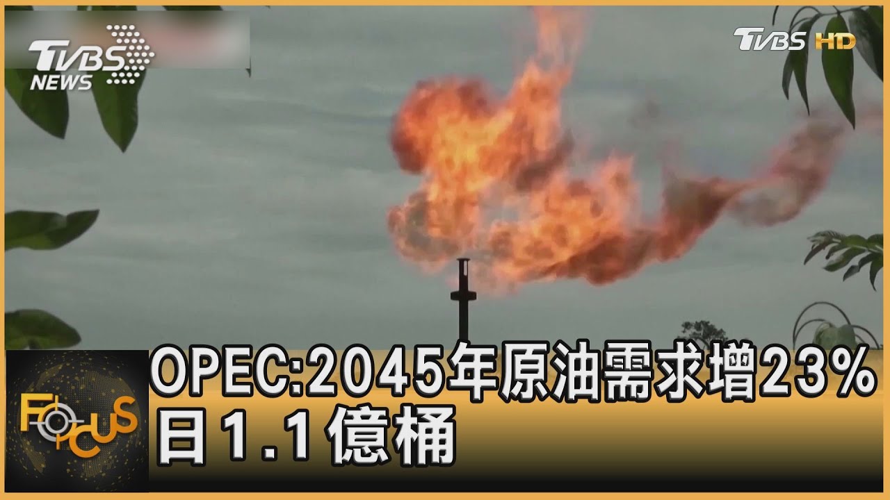 OPEC:2045年原油需求增23% 日1.1億桶