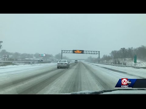 Authorities in KS, MO warn roads could refreeze as temps drop