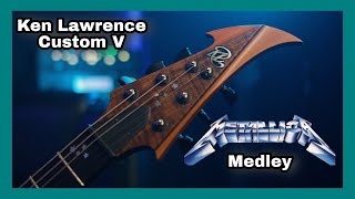 Video thumbnail for Metallica Medley | Ken Lawrence Custom Flying V Demo | by Quinton Lucion