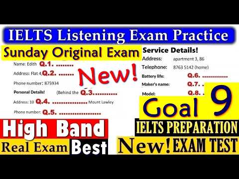 IELTS LISTENING PRACTICE TEST 2025 WITH ANSWERS | 26.10.2025