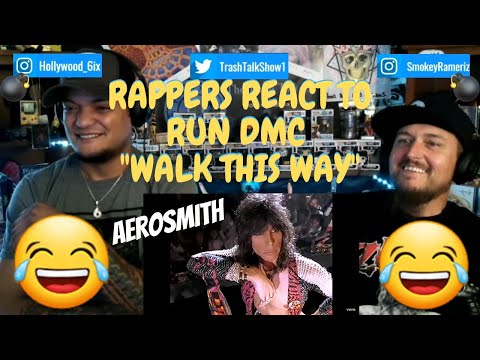 Rappers React To RUN DMC Ft. Aerosmith "Walk This Way"!!!