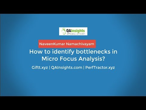 Learn LoadRunner Series - How to identify bottlenecks in Micro Focus Analysis? Part 1