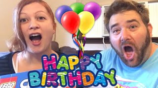 BIRTHDAY PRESENT COMPETITION! HER REACTION IS PRICELESS! FAN MAIL TOY UNBOXING GOES RIGHT!