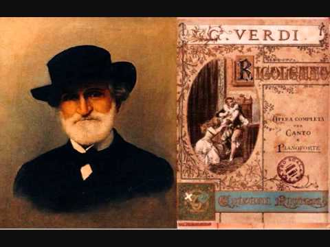 Giuseppe di Stefano. Questa o quella. Rigoletto. G. Verdi. Studio.