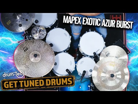 Showcasing 3 different drum tunings on the Mapex Saturn Set