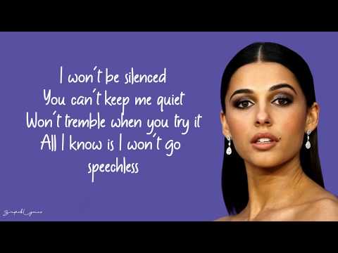 Naomi Scott – Speechless (Lyrics)