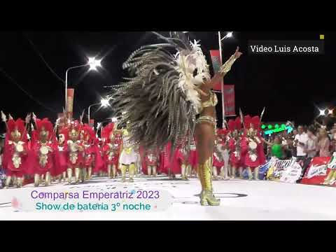 Comparsa Emperatriz 2023 - Show de batería TNT - Tercera noche