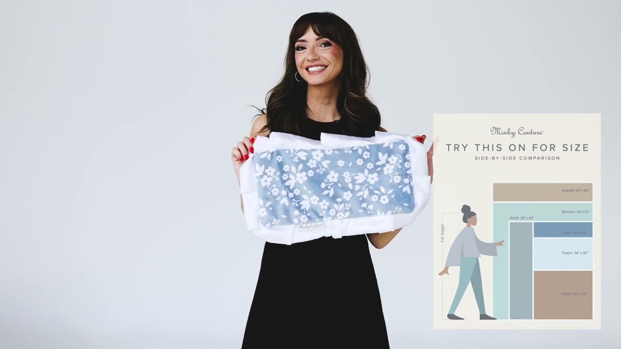 Minky Couture Blanket Styles and Size Guide!