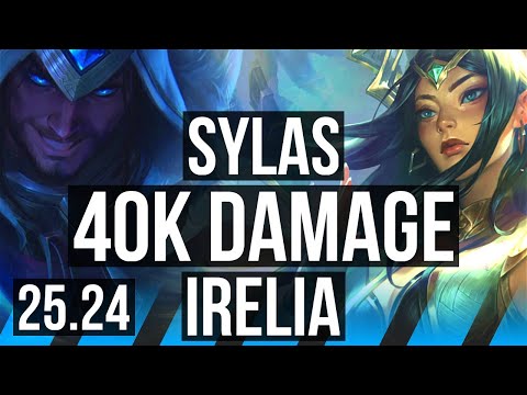 SYLAS vs IRELIA (MID) | 40K damage | KR Master | 25.24