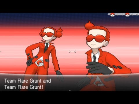Pokemon X and Y Part 20 - Team Flare Double Battle