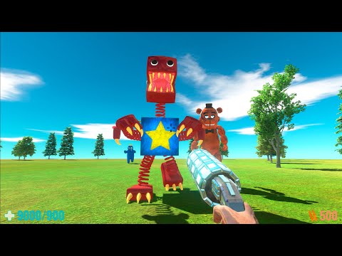 Protecting the House from Creepy Monsters and Rainbow Friends - Animal Revolt Battle Simulator