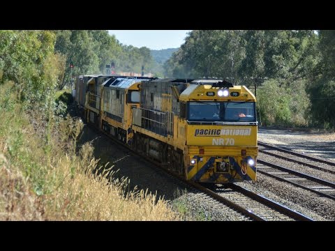 4MC2 lead by NR70, 8157, NR95. Heading north through Seymour