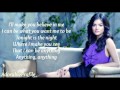 Lucy Hale Make You Belive Lyrics