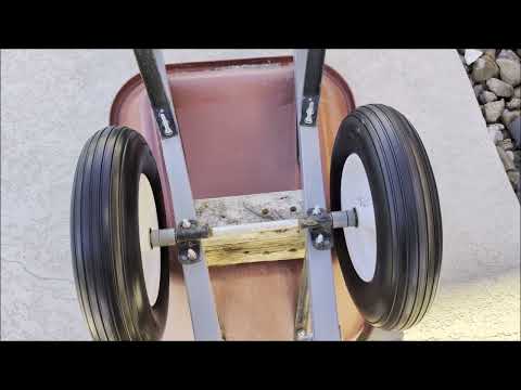Review- Flat Free Tire and Wheel - 16 Inch Solid Rubber Wheelbarrow Tires