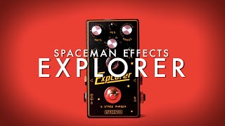 Video thumbnail for Spaceman Effects Explorer 6-Stage Phaser || Demo by Noise Generator