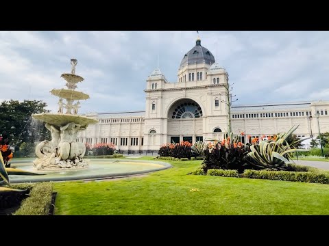 ROYAL EXHIBITION BUILDING & CARLTON GARDENS Walk  Melbourne Australia  2023
