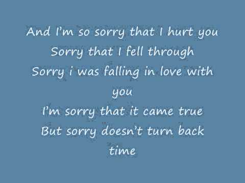 sorry that i love you lyrics