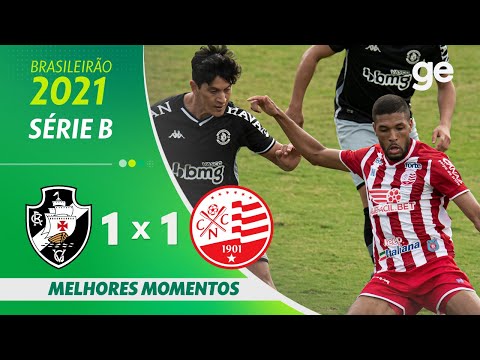 VASCO 1 X 1 NÁUTICO | MELHORES MOMENTOS | 12ª RODADA BRASILEIRÃO SÉRIE B 2021 | ge.globo
