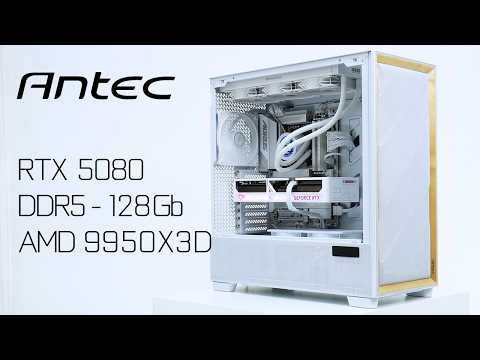 빛은 끄고 성능만 켰다 NON-RGB 화이트 RTX 5080 렌더링 전용 머신, DDR5 128G 실화? #C2020