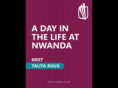 A Day in the Life at Nwanda: Featuring Talita Roux
