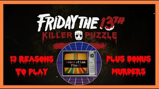 13 reasons to Play Friday the 13th Killer Puzzle | Plus Two Honourable Murders