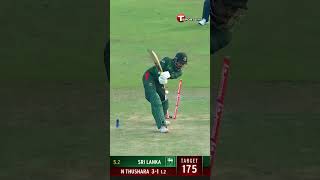 Thushara's fabulous five wickets against Bangladesh #shortsfeed #ytshorts #tsports