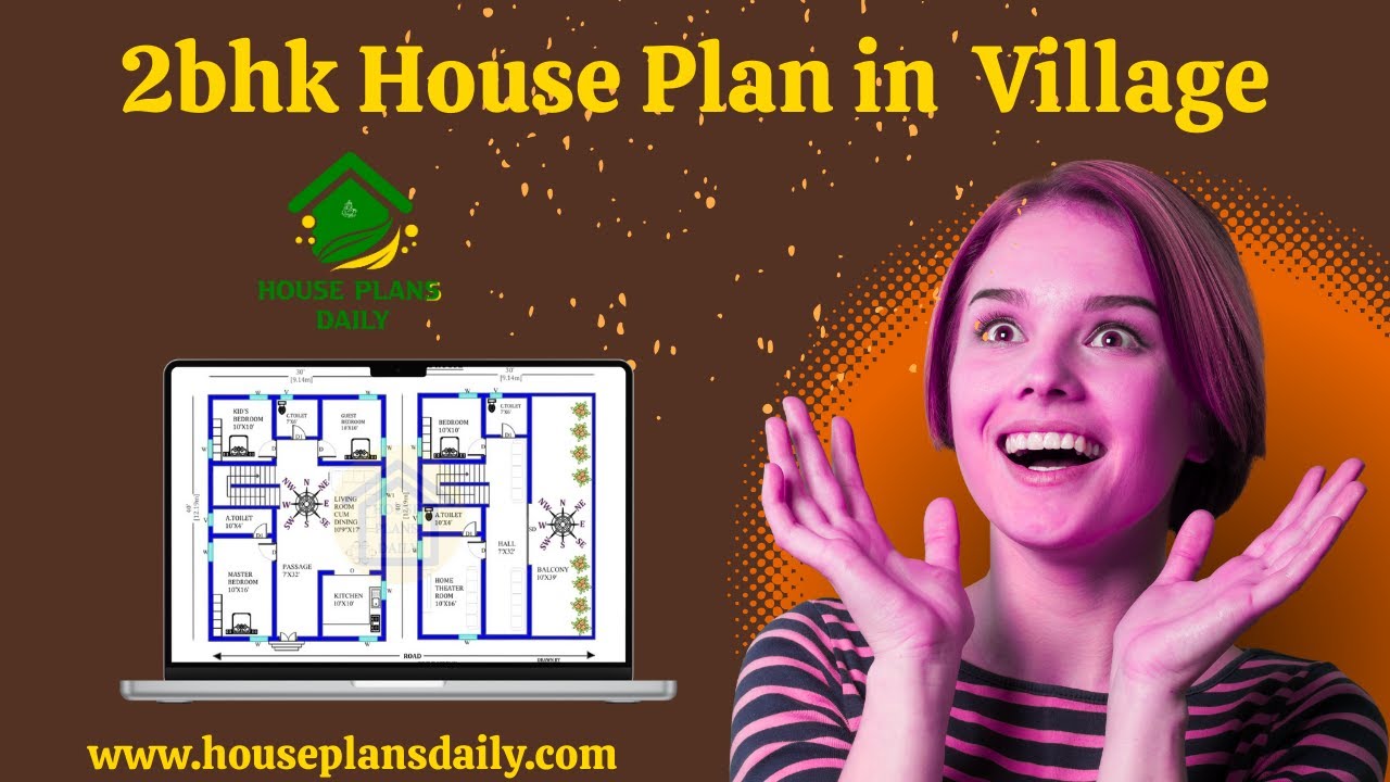 2BHK HOUSE PLAN IN VILLAGE