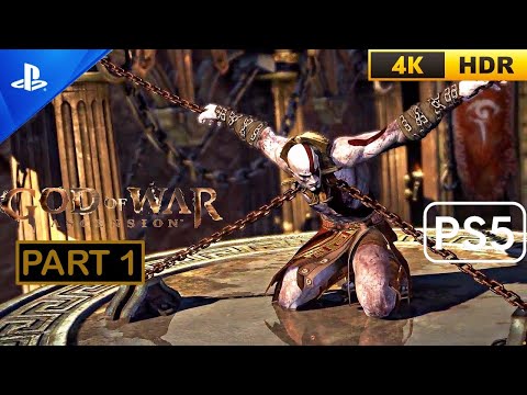 God Of War Ascension PS5 - Gameplay Walkthrough (60FPS 4K HDR) Part 1 No Commentary